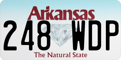 AR license plate 248WDP
