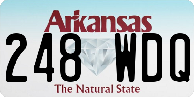 AR license plate 248WDQ
