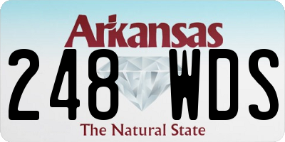 AR license plate 248WDS