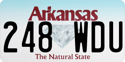 AR license plate 248WDU