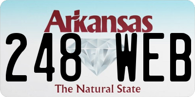 AR license plate 248WEB