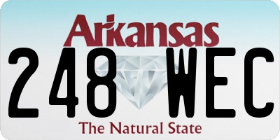 AR license plate 248WEC