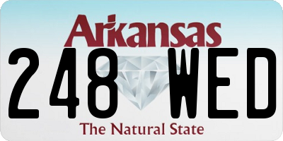 AR license plate 248WED