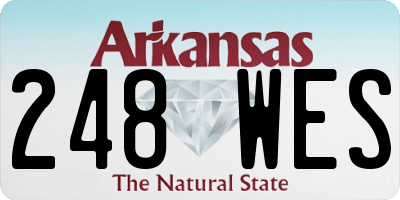 AR license plate 248WES