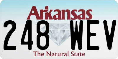 AR license plate 248WEV