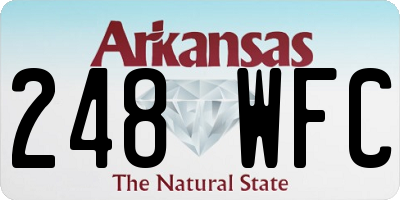 AR license plate 248WFC