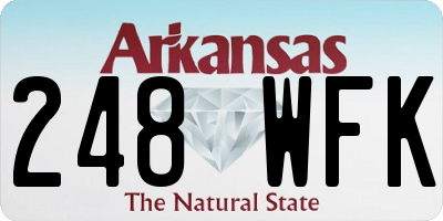 AR license plate 248WFK