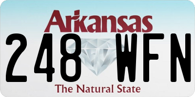 AR license plate 248WFN