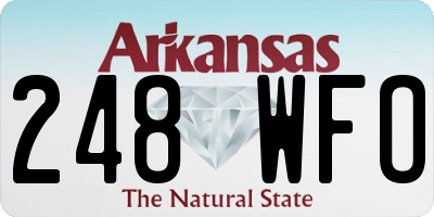 AR license plate 248WFO