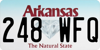 AR license plate 248WFQ
