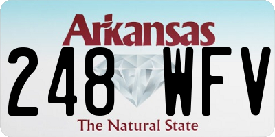 AR license plate 248WFV