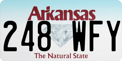 AR license plate 248WFY