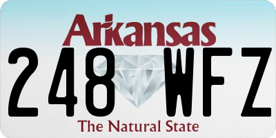 AR license plate 248WFZ