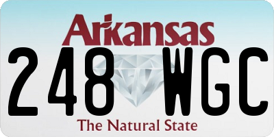 AR license plate 248WGC