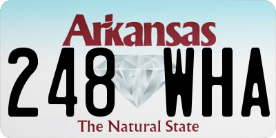 AR license plate 248WHA