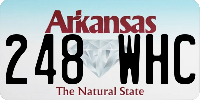 AR license plate 248WHC