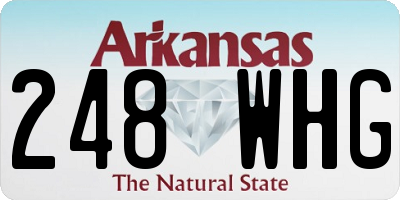 AR license plate 248WHG