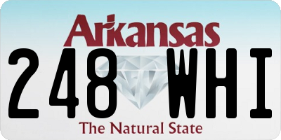 AR license plate 248WHI