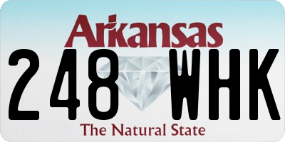 AR license plate 248WHK