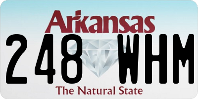 AR license plate 248WHM
