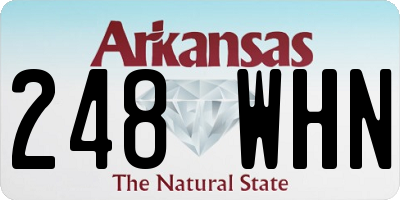 AR license plate 248WHN