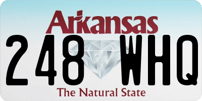 AR license plate 248WHQ