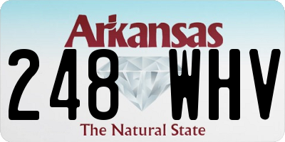 AR license plate 248WHV