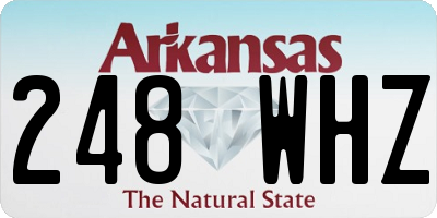AR license plate 248WHZ