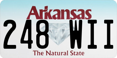 AR license plate 248WII