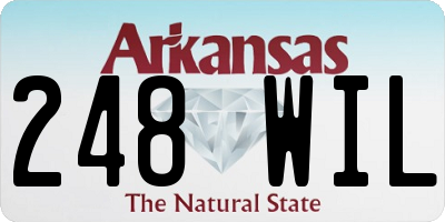 AR license plate 248WIL