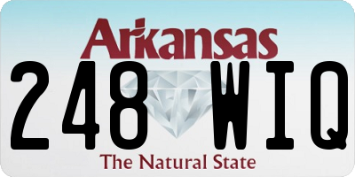 AR license plate 248WIQ