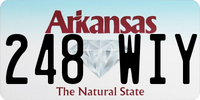 AR license plate 248WIY