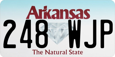 AR license plate 248WJP