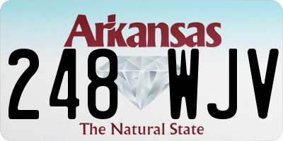 AR license plate 248WJV