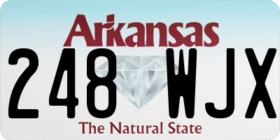AR license plate 248WJX