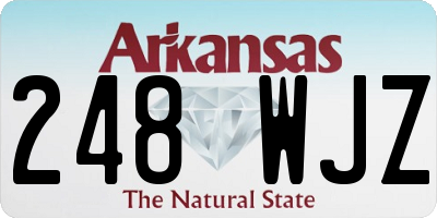 AR license plate 248WJZ