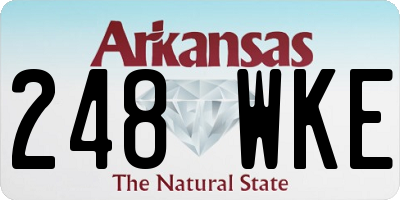 AR license plate 248WKE