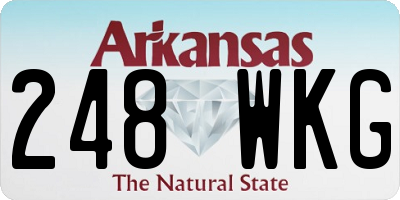 AR license plate 248WKG