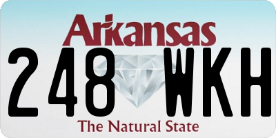 AR license plate 248WKH