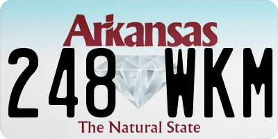 AR license plate 248WKM