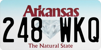 AR license plate 248WKQ