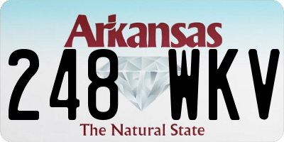 AR license plate 248WKV