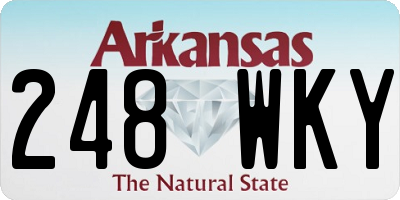 AR license plate 248WKY