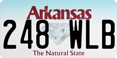 AR license plate 248WLB