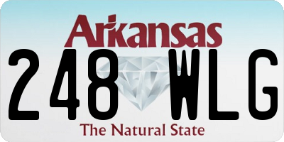 AR license plate 248WLG