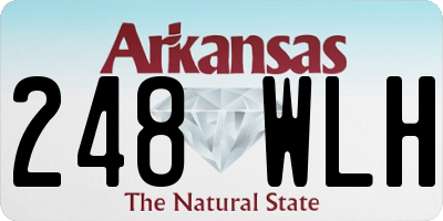 AR license plate 248WLH