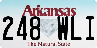 AR license plate 248WLI