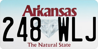 AR license plate 248WLJ