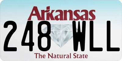 AR license plate 248WLL