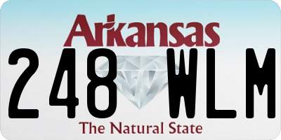 AR license plate 248WLM